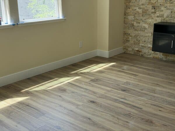 Residential Remodeling by DCB Construction Sacramento Wood flooring for entertainment/living room in Sacramento CA